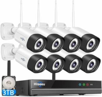 Hiseeu 5MP WiFi Security Camera System Review: Color Night Vision, 3TB HDD, 16 Channels NVR Kit